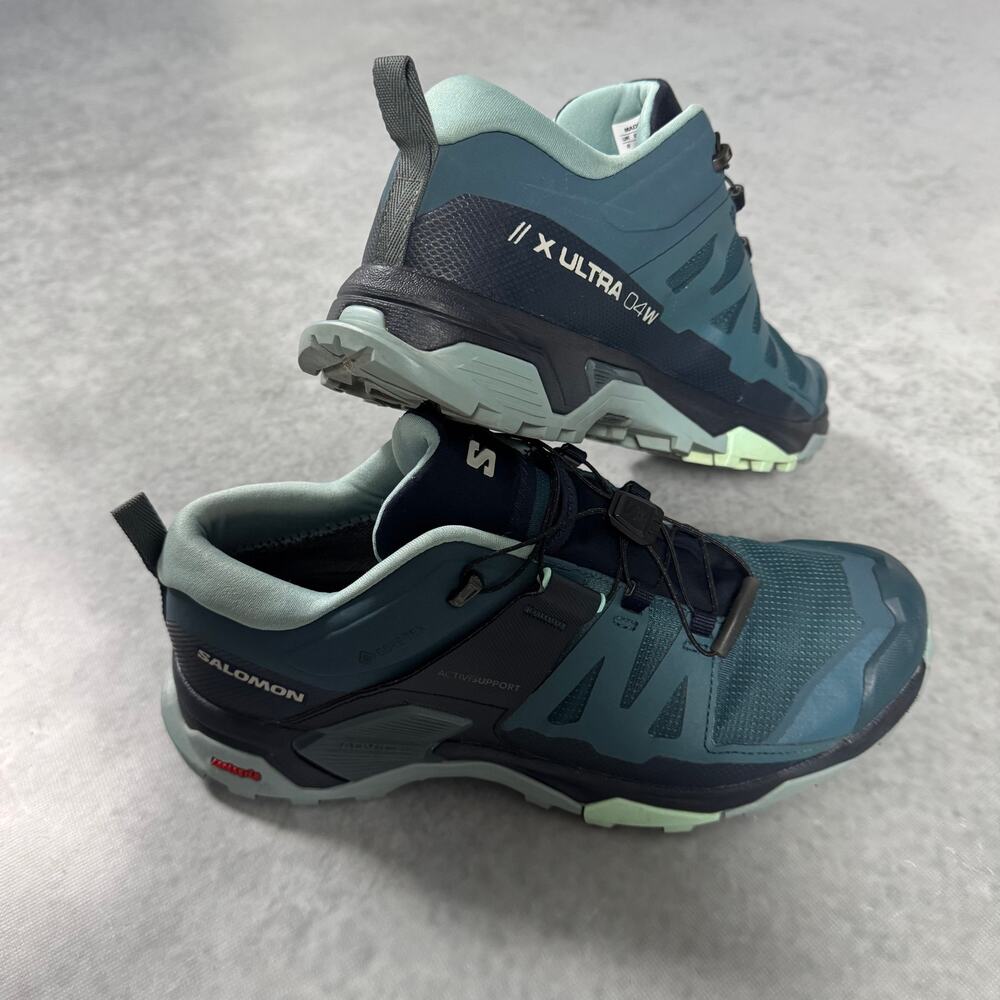 Salomon Trail Running Shoes Gore Tex Blue - Size: US 9.5 - Picture 4 of 7